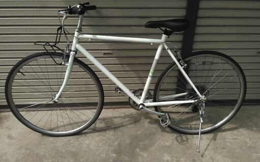 クロスバイク ARRANGERBIKE S1 6段変速 ホワイト 配送無料