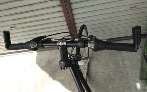 クロスバイク ダンロップ WEB SORANO 18段変速 ブラック 配送無料