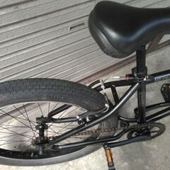 RAINBOW BIKE T STREET 街乗りクルーザー 24×3.0 マットブラック 配送無料