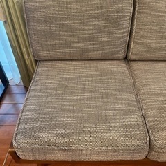 unico 3人掛けソファ　オットマン付き