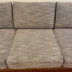 unico 3人掛けソファ　オットマン付き