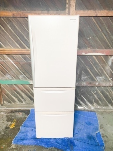 【大容量】2010年製Panasonic 3ドア冷凍冷蔵庫NR-C378M-P