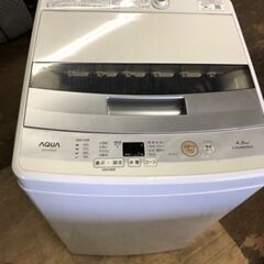 配送可能　2018年式　AQW-S45E-W 全自動洗濯機 ホワ...