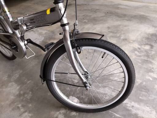中古 折りたたみ自転車 20インチ 変速ギアなし シルバー CODI