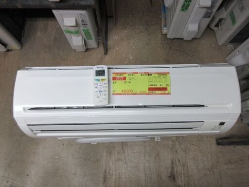 K03473　ダイキン　 中古エアコン　主に10畳用　冷房能力　2.8KW ／ 暖房能力　3.6KW