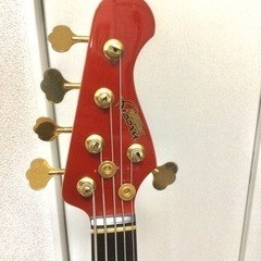 ハイブランド✨MOON ムーン 🌙5弦 エレキベース ✨JJ5赤 レッド  希少 逸品 ☆