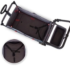 未使用品♪蚊帳付き🎵アウトドアワゴン　大型犬も可能カート　キャリー　屋根萱付き折りたたみ