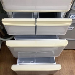 安心の6ヶ月保証付！！【SHARP(シャープ)5ドア冷蔵庫】取りに来れる方 