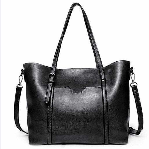 新品未開封・レディース・トートバッグ・ブラック・PUレザー eym