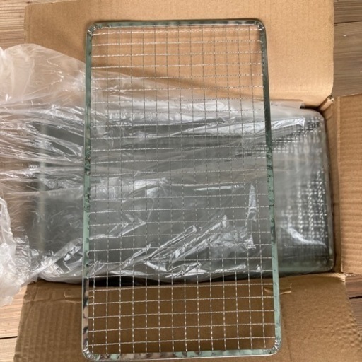 焼肉網198✖️355 200枚弱　何枚か使いました