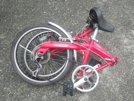 折りたたみ自転車 軽量アルミ製 20インチ ミニベロ ワイヤーロック付き 折りたたみ自転車 軽量アルミ製 20インチ ミニベロ ワイヤーロック付き