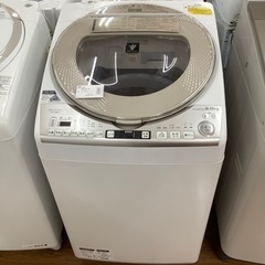 SHARP シャープ 縦型洗濯乾燥機 ES-TX8BKS 2018年製【トレファク 川越店】