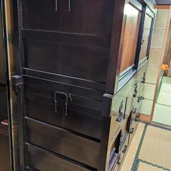 アンティーク 水屋箪笥 時代箪笥 和箪笥 茶箪笥 箪笥 骨董 古家具 古民家