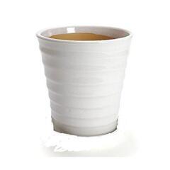 【配送可】美しい白い陶器製の植木鉢３点セットで 1,000円 - 京都市