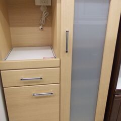 伸縮 レンジボード キッチンカウンター 食器棚 キャビネット キッチン 
