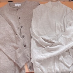 【無印】カーディガン&薄いセーター