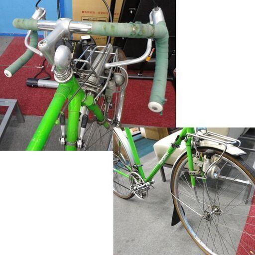 札幌白石区 稀少 ブリヂストン ロードマン RM-703 グリーン 520㎜ ドロップハンドル レトロ 自転車 本郷通店