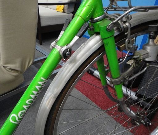 札幌白石区 稀少 ブリヂストン ロードマン RM-703 グリーン 520㎜ ドロップハンドル レトロ 自転車 本郷通店