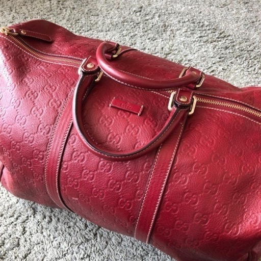 GUCCI  赤いボストンバック(2万から値下げしました)