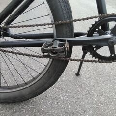 RAINBOW BIKE T STREET 街乗りクルーザー 24×3.0 マットブラック 配送無料