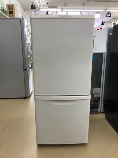 パナソニック 2ドア冷蔵庫 138L 2018年製 NR-B14BW-W 中古品