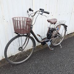 373 パナソニック新機種電動アシスト自転車viviDX26インチブラウンボディー