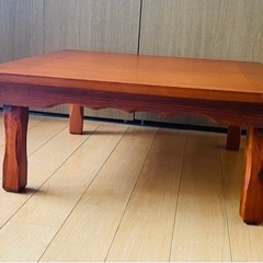 ほぼ新品　正方形　ティーテーブル　木製