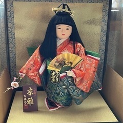 ✨吉徳大光　市松　美品　箱に入ってます。ガラスケース入り　童人形