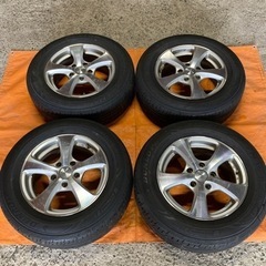 205/65R15 バリ山サマータイヤ、アルミセット