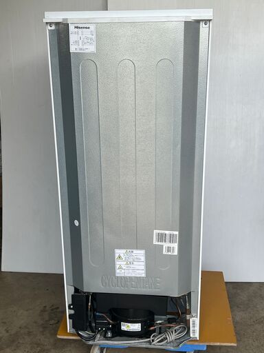 2019年製　ハイセンス 130L 2ドアノンフロン冷蔵庫HR-D1302　お近くなら無料配達いたします。 HR-D1302