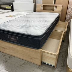 【愛品館 江戸川店】ドリームベッド 収納付きシングルベッド ID:153-018222-007