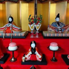 大きな雛人形 七段飾り 木目込み − 鳥取県