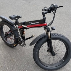 電動アシスト自転！26インチ！ファットタイヤ！