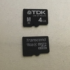 HM　MicroSDカードセット 4GB、16GB