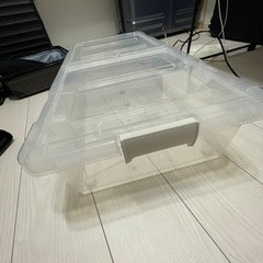 透明収納BOX 0円です！！！！！