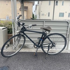 【ネット決済・配送可】レトロ自転車　特別仕様　ハイブリッドロードバイク