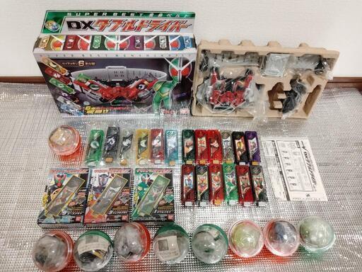 【希少レア：切札メモリ付き】変身ベルト ガイアメモリ セット　ダブルドライバー　DX 仮面ライダーW