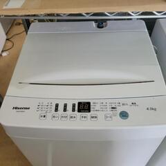 【新商品】2021年製　ハイセンス　4.5kg洗濯機　HW-E4...