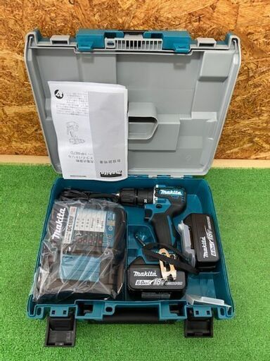 158 充電式振動ドライバドリル　マキタ　HP487DRGX　未使用展示品