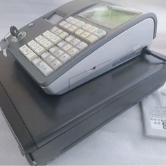 CASIO　レジスター　TE-300中古品　シルバー　設定無料　477