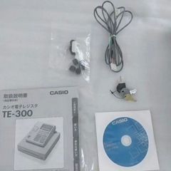 CASIO　レジスター　TE-300中古品　ドロア分離　設定無料　ブラック　84