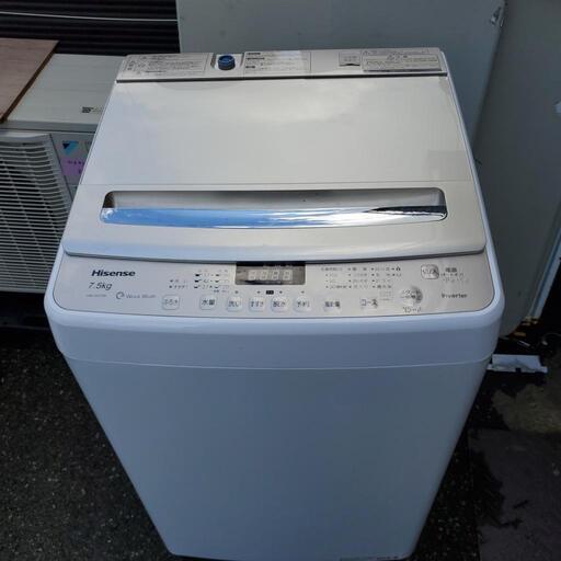 ☆Hisense☆/2018年式/7.5kg/全自動洗濯機/HW-DG75A☆n2018年製