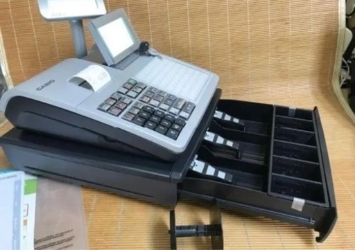 CASIO　レジスター　TK-400美品です　2m2 CASIO レジスター TK-400美品です 2m2