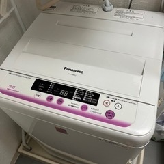 洗濯機お譲りします！！  パナソニック製 5.0kg