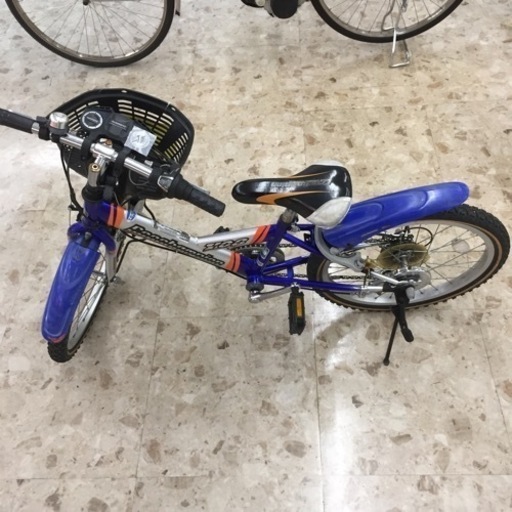 【店舗引き取りのみ】動作確認、清掃済み‼️ ブリヂストン 20インチ 幼・子供車 ブルー系 NJ243