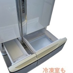 【美品】Panasonic 冷蔵庫 6ドア 製氷機能付 大容量 NR-F473TM NO.344 美品】Panasonic 冷蔵庫 6ドア 製氷機能付 大容量 NR-F473TM NO.344