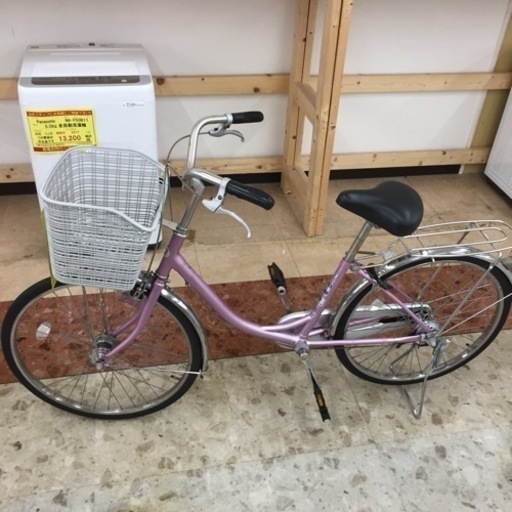 【店舗引き取りのみ】動作確認、清掃済み‼️ ブリヂストン 24インチ 軽快車 その他(ピンク) NJ244