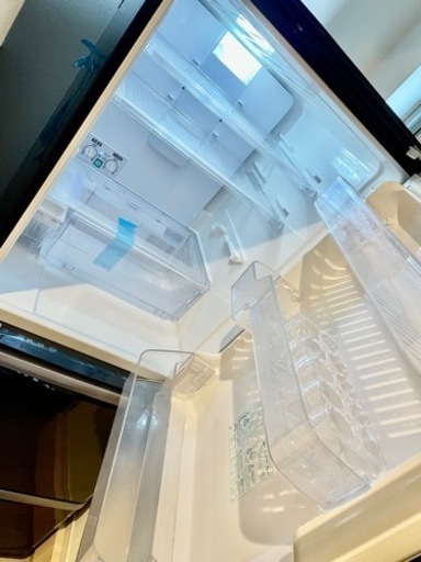 シャープ 冷凍冷蔵庫350L　SHARP　SJ-PW35W プラズマクラスター　どっちもドア