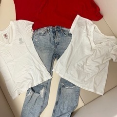 デニム、Tシャツ、ロンTセット♡8/29.30.31お取引可能な方♡