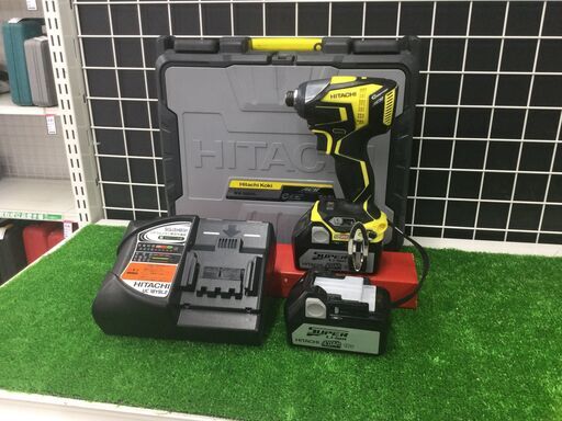 【エコツール豊田インター店】日立工機  コードレスインパクトドライバ WH18DDL(2LLCK)(Y)　【愛知県/豊田インター店/工具】